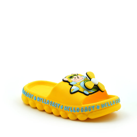 Yellow Fan Flip Flop