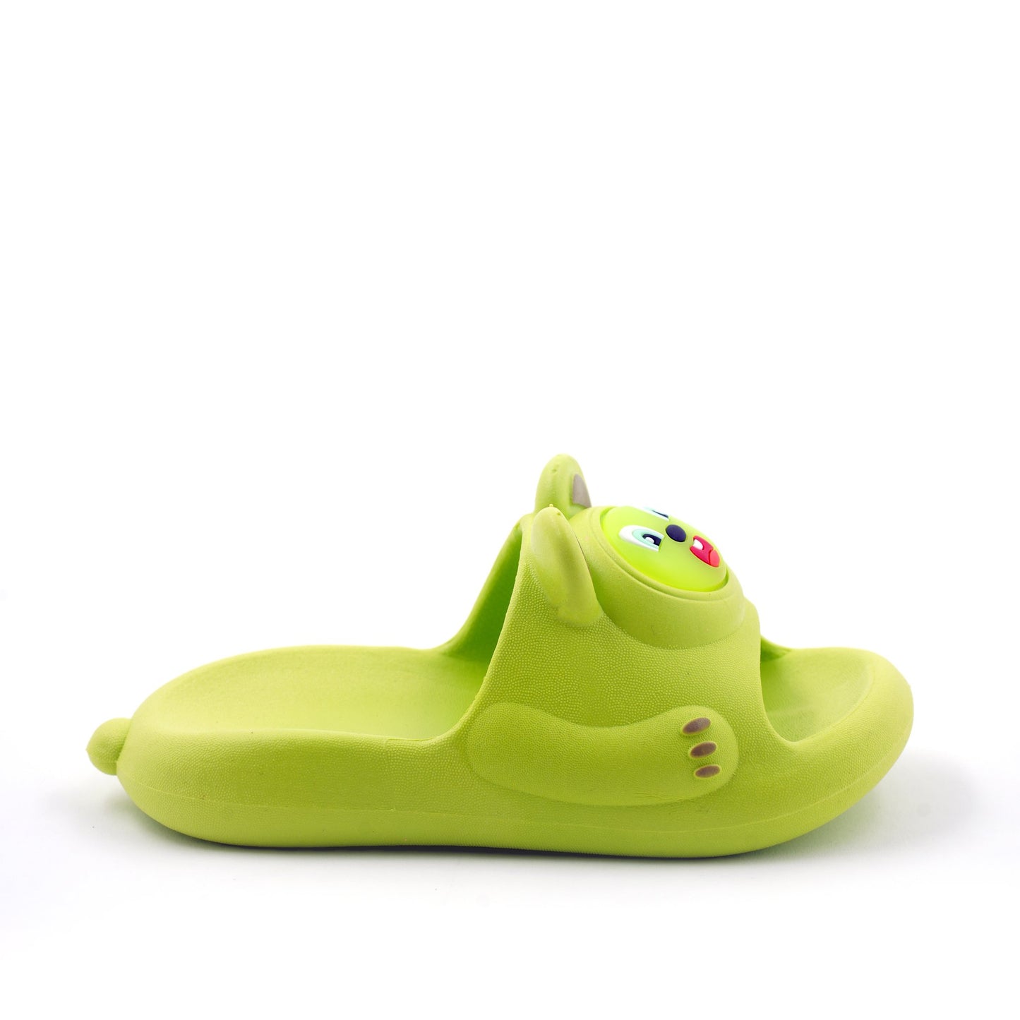 Green bear flip flop