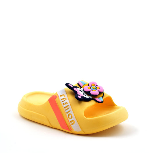 Yellow Fashion Fan Flip Flop