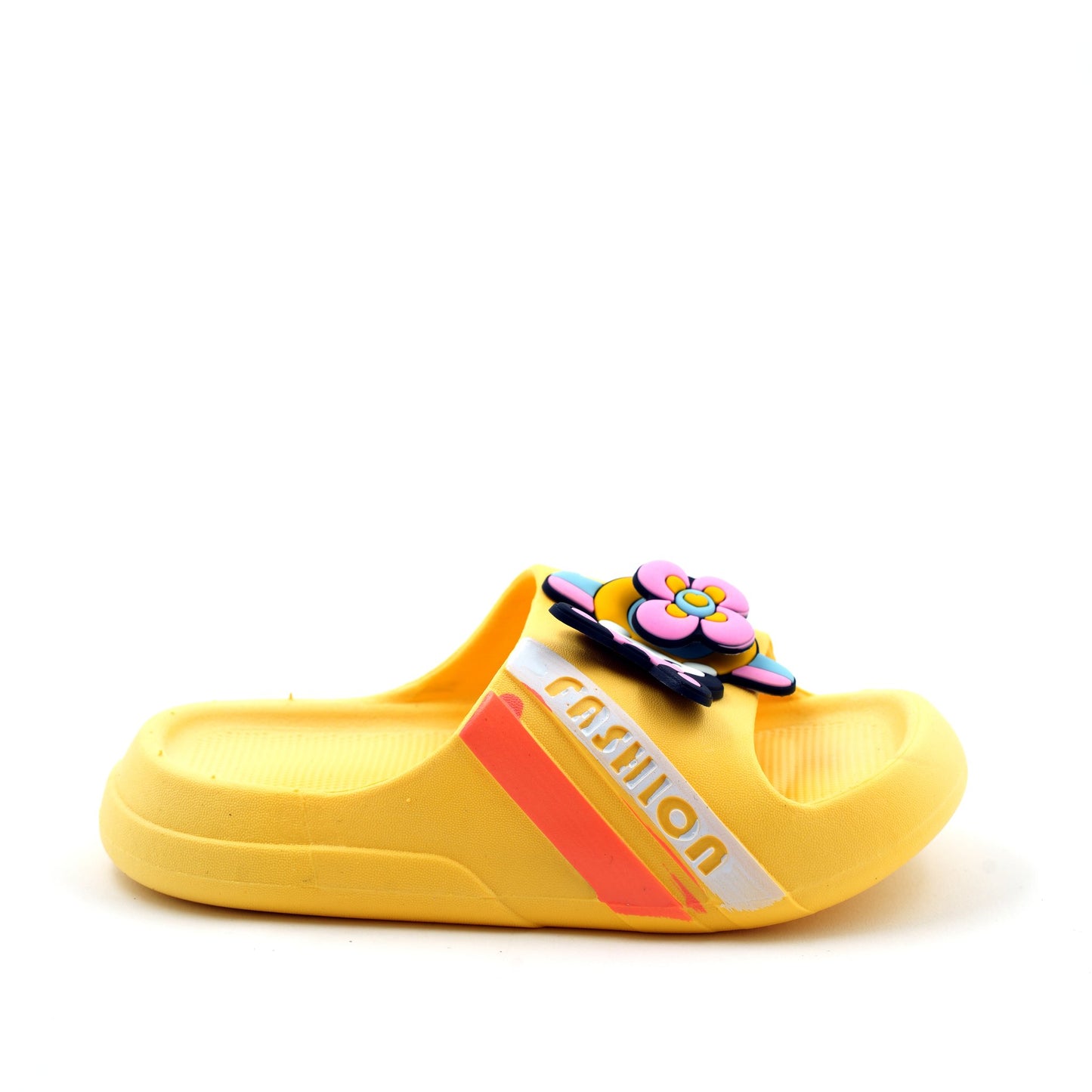 Yellow Fashion Fan Flip Flop