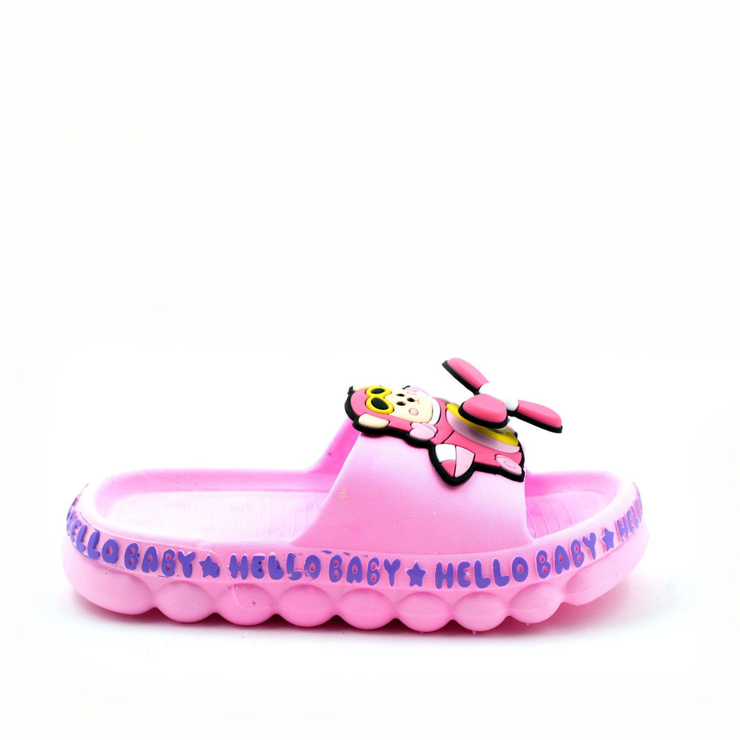 Pink Fan Hello Baby Flip Flop