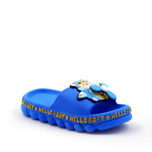 Blue Fan Flip Flop