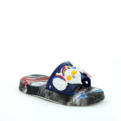 Black and Blue Transformer Flip Flop
