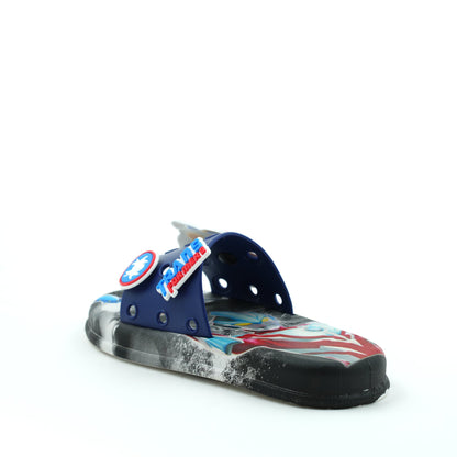 Black and Blue Transformer Flip Flop