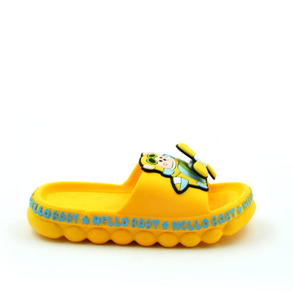 Yellow Fan Flip Flop