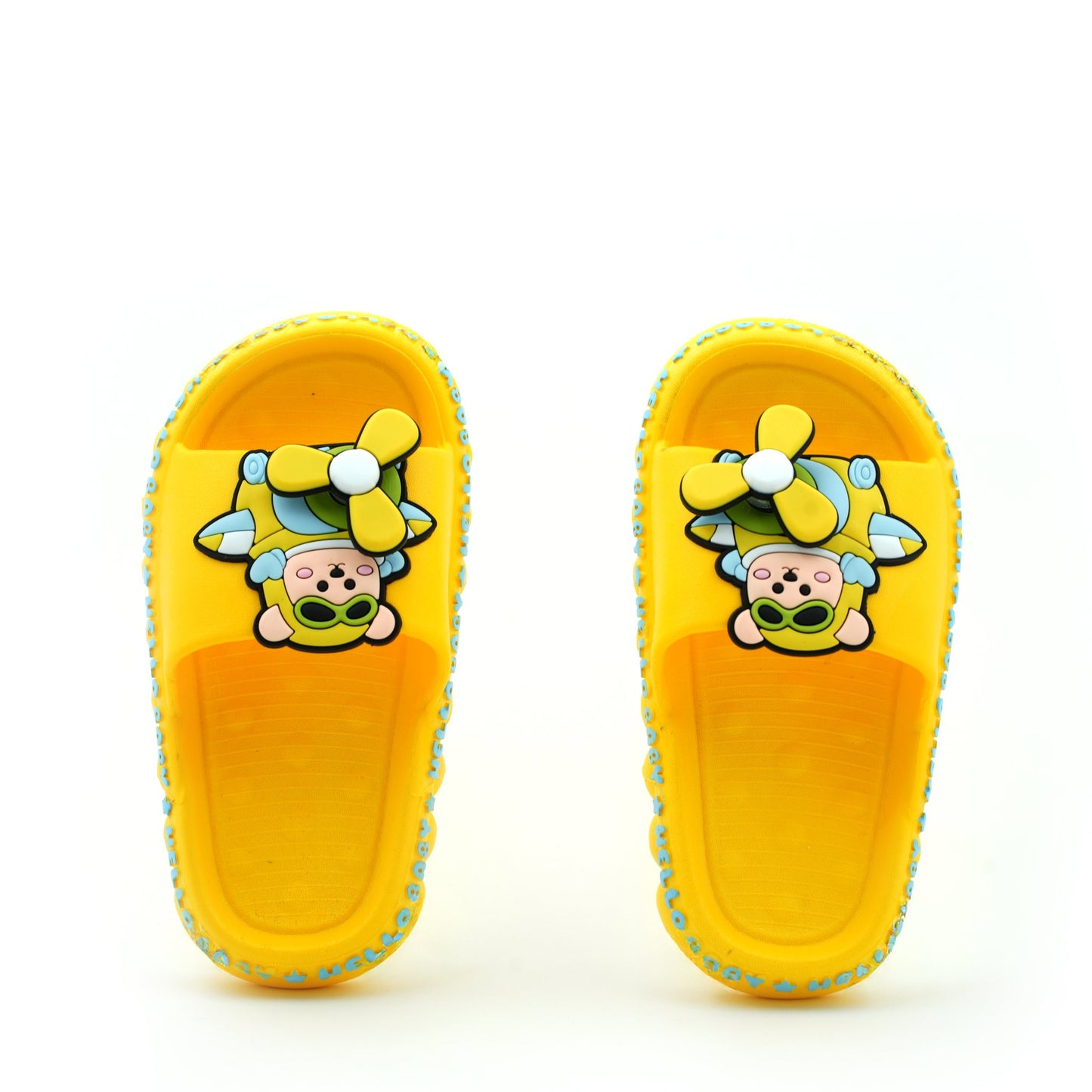 Yellow Fan Flip Flop
