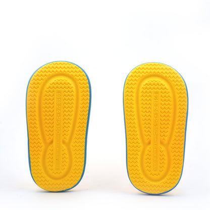 Yellow Fashion Fan Flip Flop