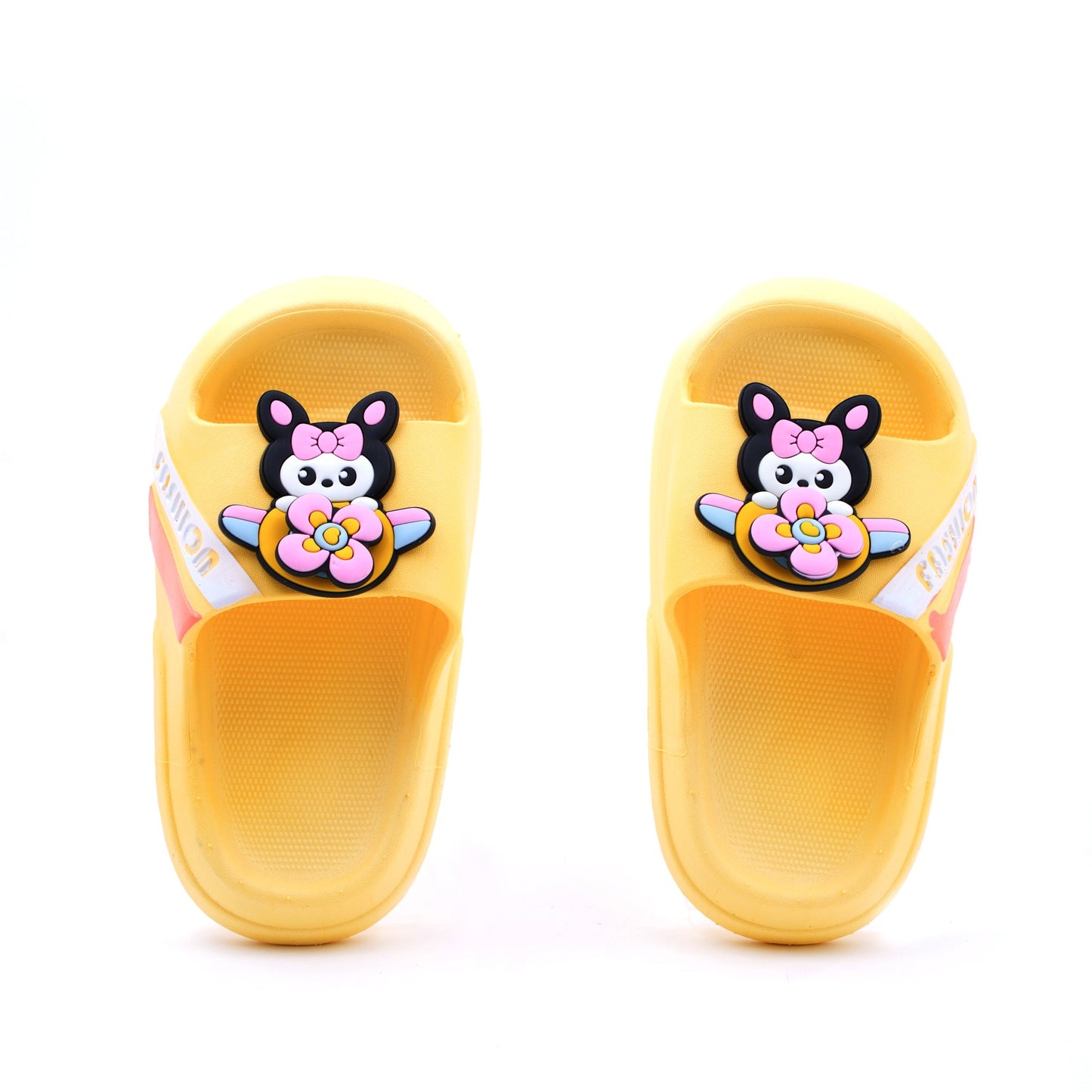 Yellow Fashion Fan Flip Flop