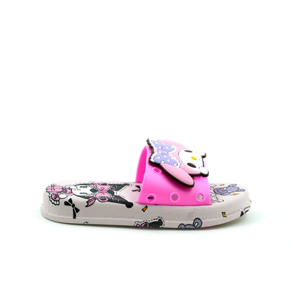 White and Pink Kurumi Flip Flop