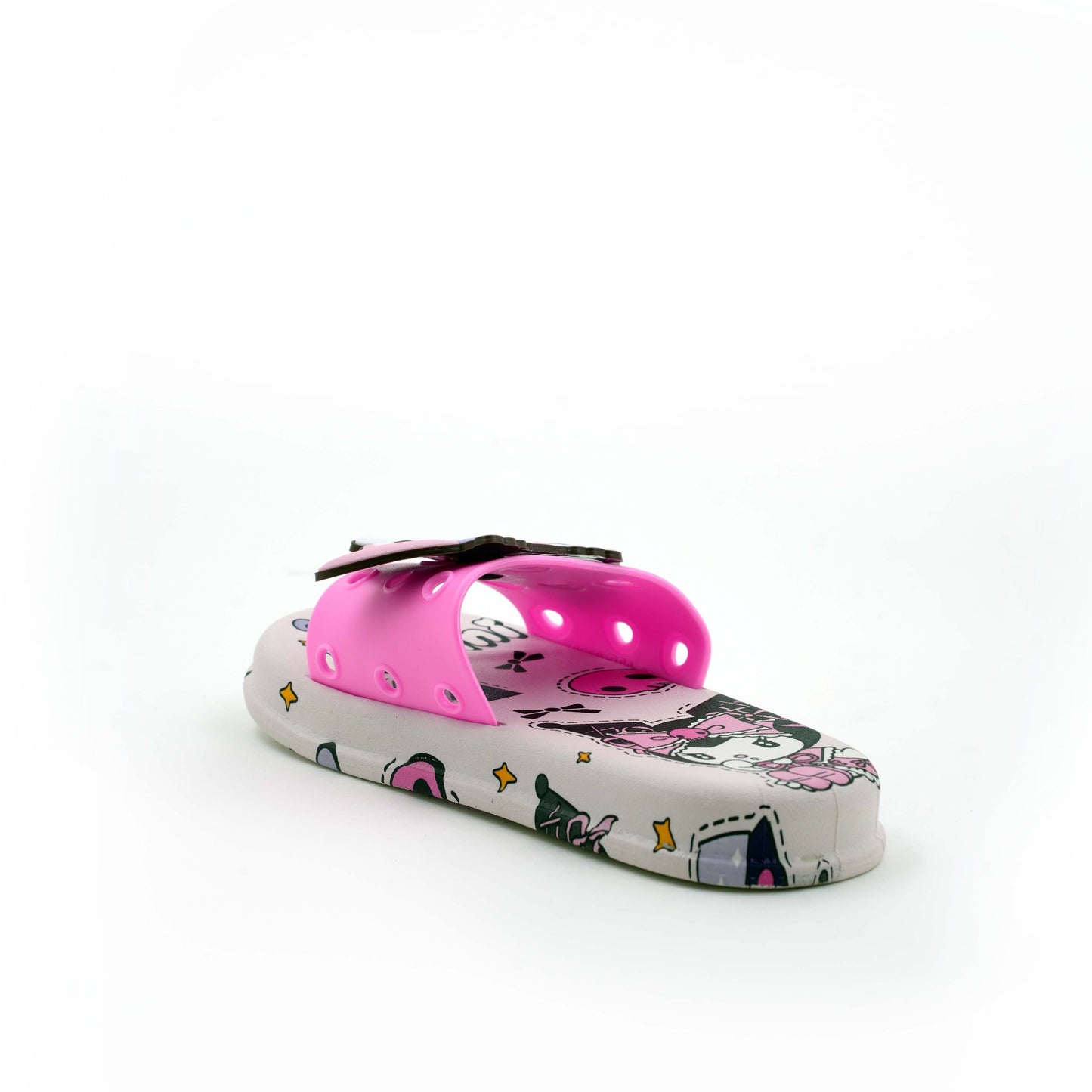 White and Pink Kurumi Flip Flop