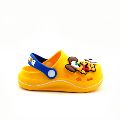 Yellow Woof Crocs