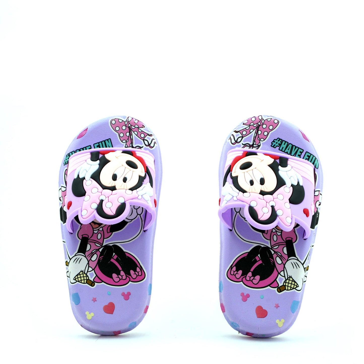 Lavendar Minnie Mouse Flip Flop
