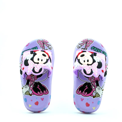 Lavendar Minnie Mouse Flip Flop