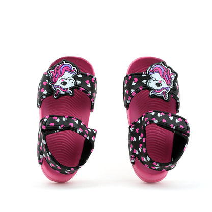 Pink and Black Unicorn