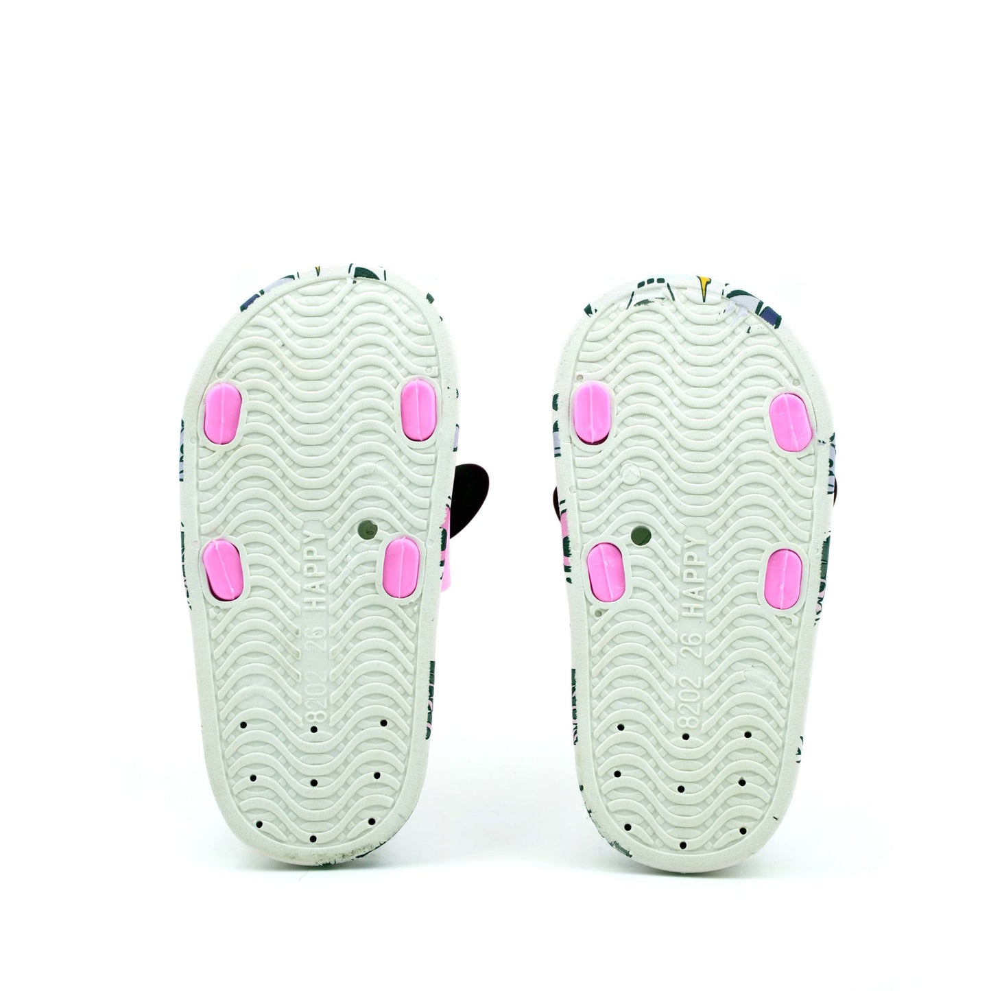 White and Pink Kurumi Flip Flop